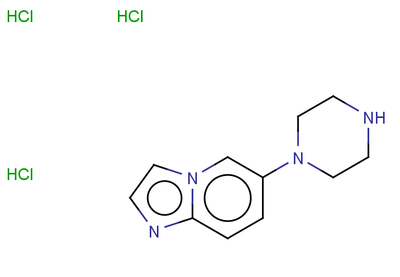 1-{imidazo[1,2-a]pyridin-6-yl}piperazine trihydrochloride
