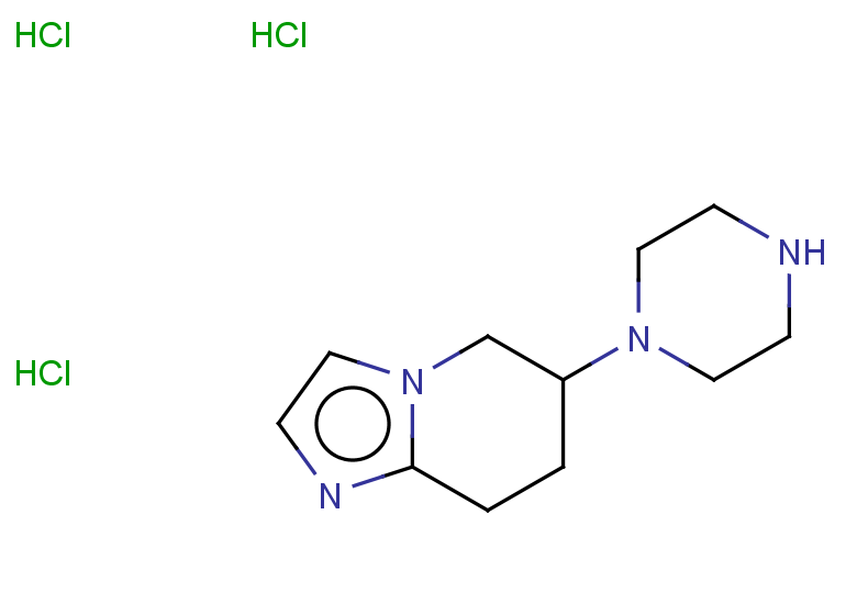 1-{5H,6H,7H,8H-imidazo[1,2-a]pyridin-6-yl}piperazine trihydrochloride