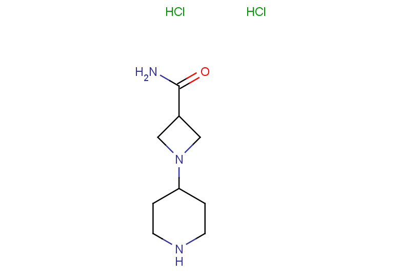 1-(piperidin-4-yl)azetidine-3-carboxamide dihydrochloride
