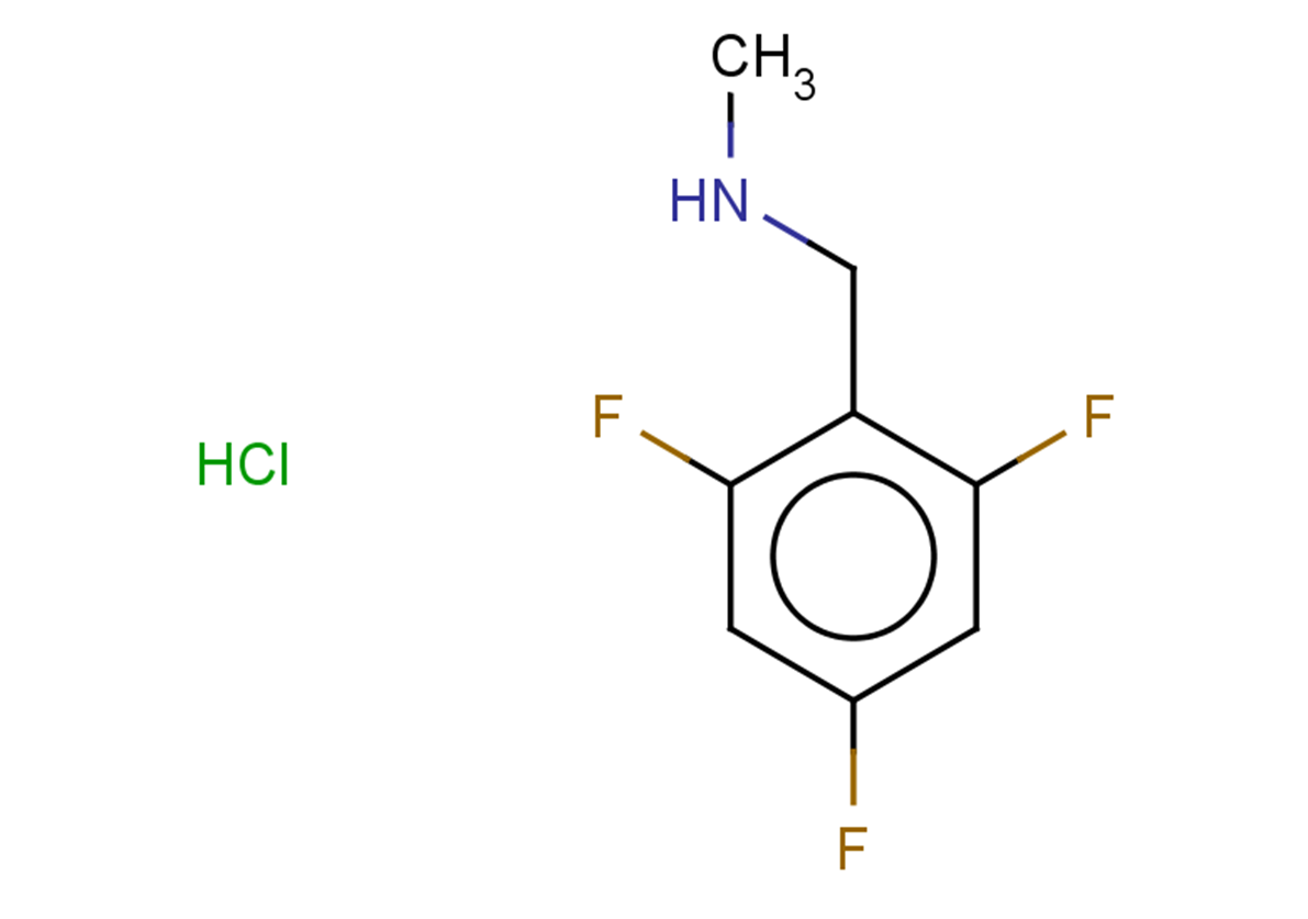 methyl[(2,4,6-trifluorophenyl)methyl]amine hydrochloride
