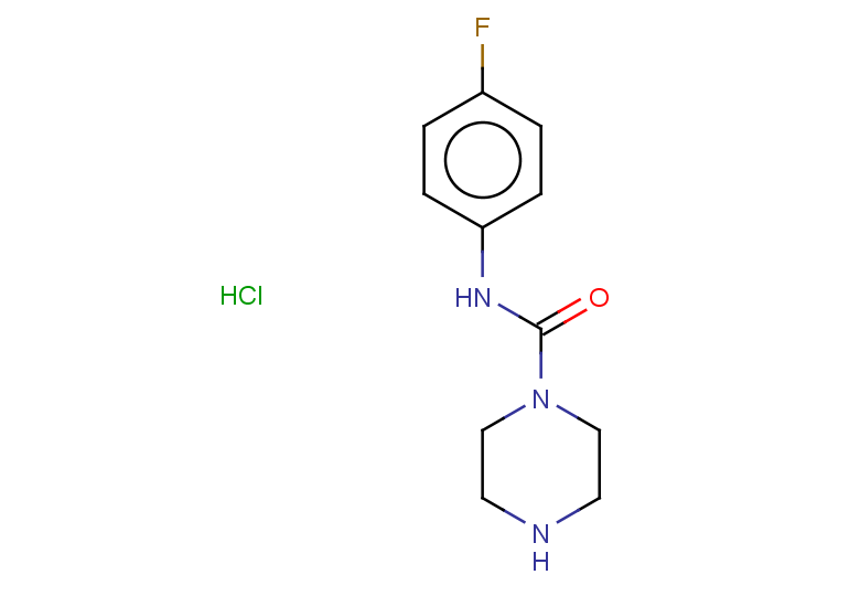 N-(4-fluorophenyl)piperazine-1-carboxamide hydrochloride