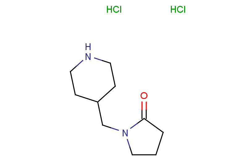 1-[(piperidin-4-yl)methyl]pyrrolidin-2-one dihydrochloride