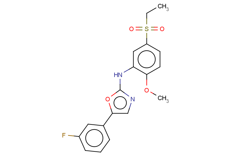N-[5-(ethanesulfonyl)-2-methoxyphenyl]-5-(3-fluorophenyl)-1,3-oxazol-2-amine