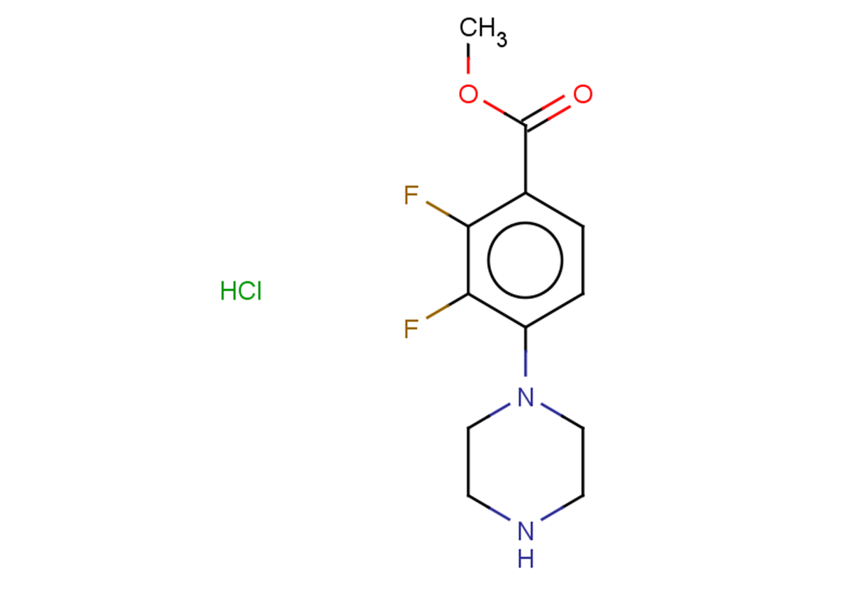 methyl 2,3-difluoro-4-(piperazin-1-yl)benzoate hydrochloride