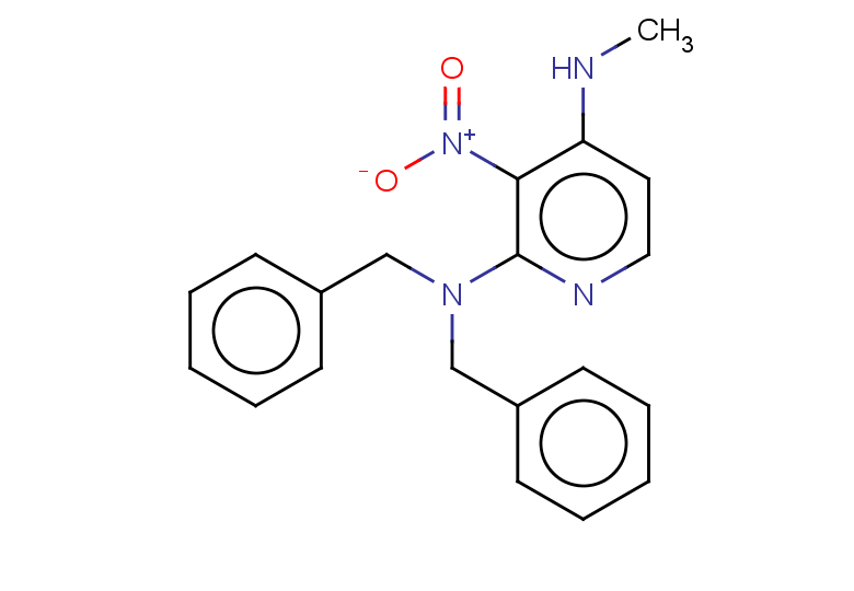 N2,N2-dibenzyl-N4-methyl-3-nitropyridine-2,4-diamine