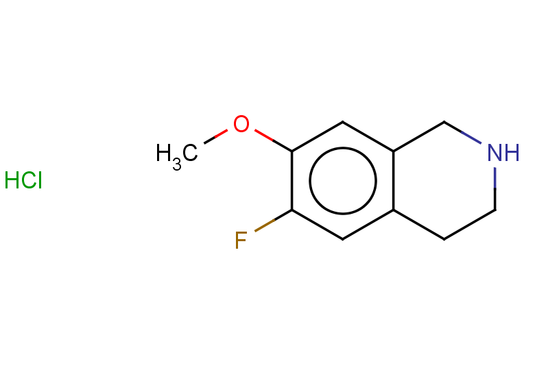 6-fluoro-7-methoxy-1,2,3,4-tetrahydroisoquinoline hydrochloride