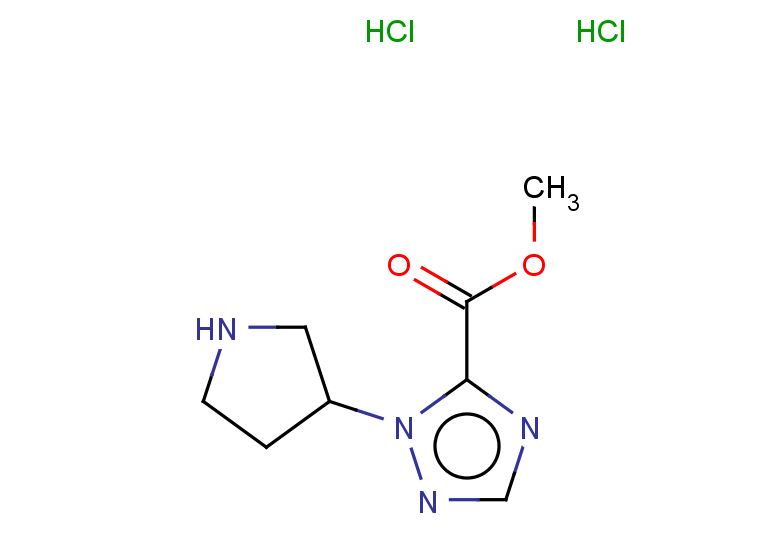 methyl 1-(pyrrolidin-3-yl)-1H-1,2,4-triazole-5-carboxylate dihydrochloride
