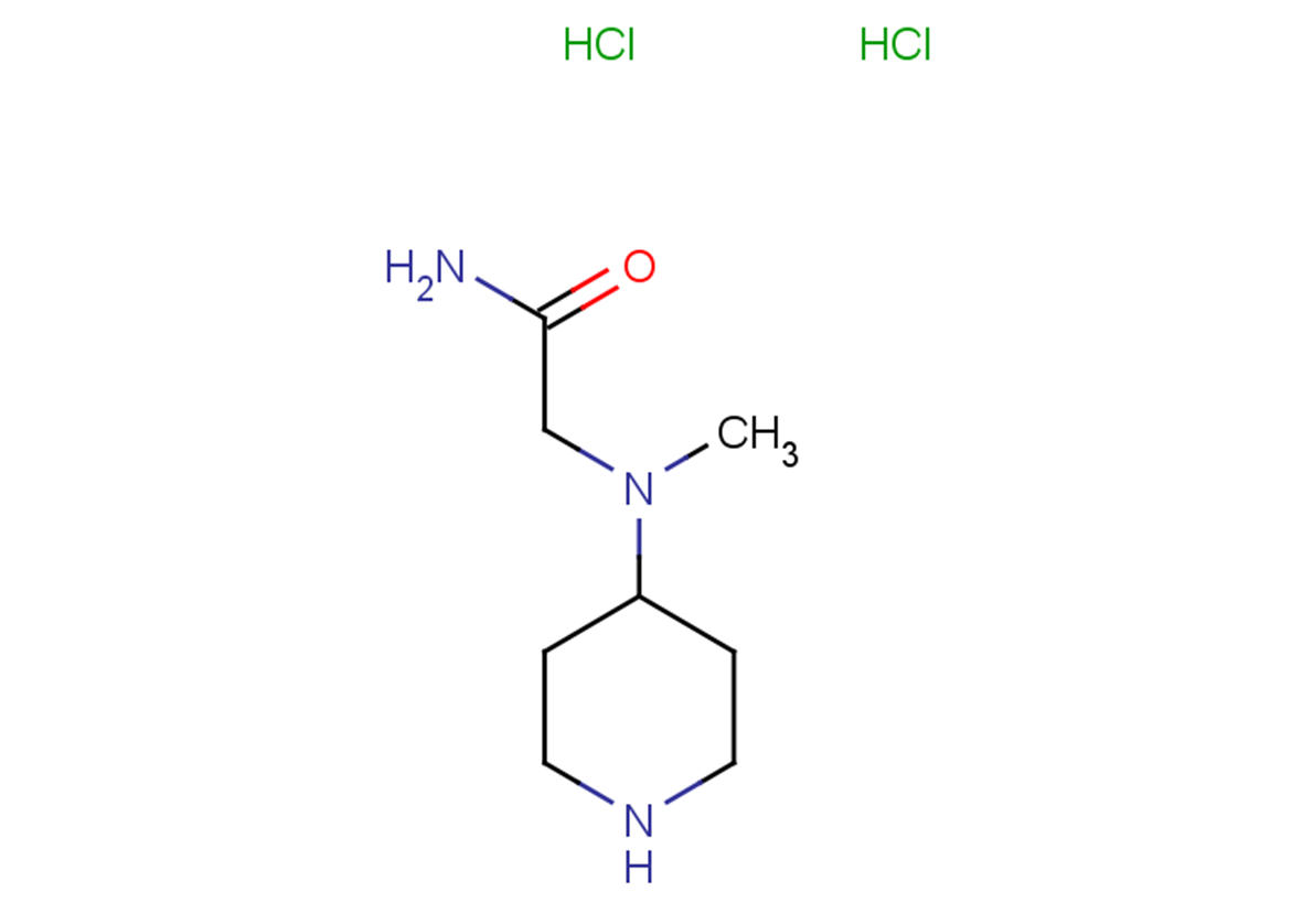 2-[methyl(piperidin-4-yl)amino]acetamide dihydrochloride