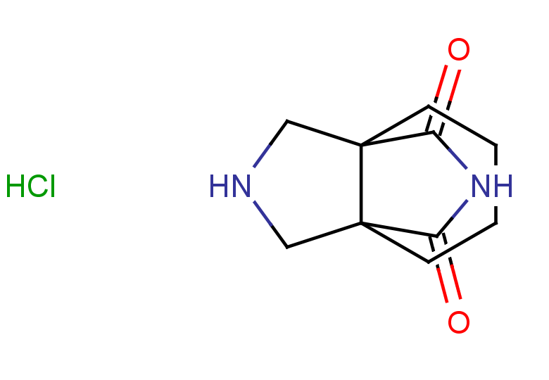 8,11-diazatricyclo[4.3.3.0,1,6]dodecane-7,9-dione hydrochloride