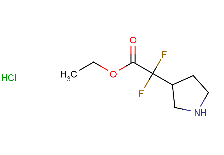 ethyl 2,2-difluoro-2-(pyrrolidin-3-yl)acetate hydrochloride