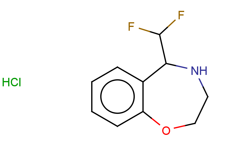 5-(difluoromethyl)-2,3,4,5-tetrahydro-1,4-benzoxazepine hydrochloride