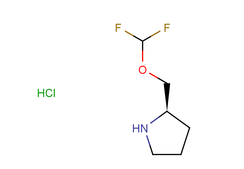 (2R)-2-[(difluoromethoxy)methyl]pyrrolidine hydrochloride