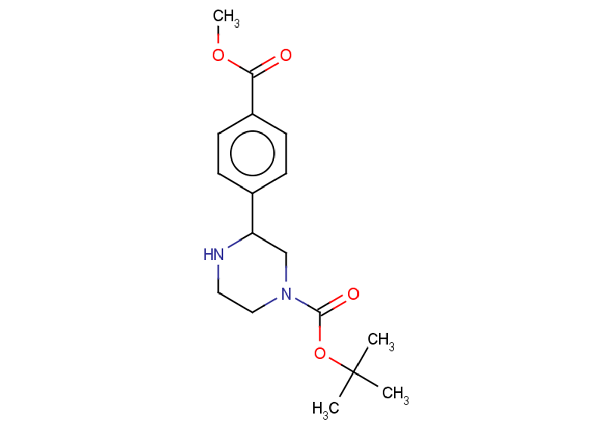 tert-butyl 3-[4-(methoxycarbonyl)phenyl]piperazine-1-carboxylate