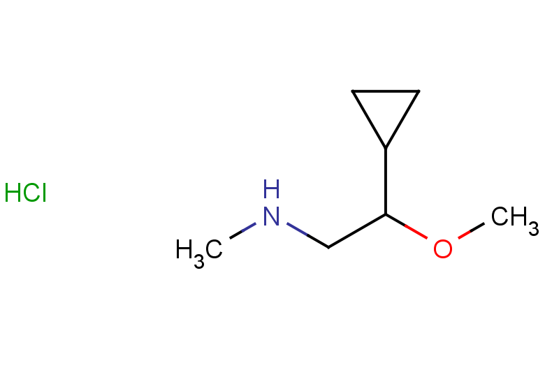 (2-cyclopropyl-2-methoxyethyl)(methyl)amine hydrochloride