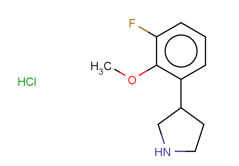3-(3-fluoro-2-methoxyphenyl)pyrrolidine hydrochloride