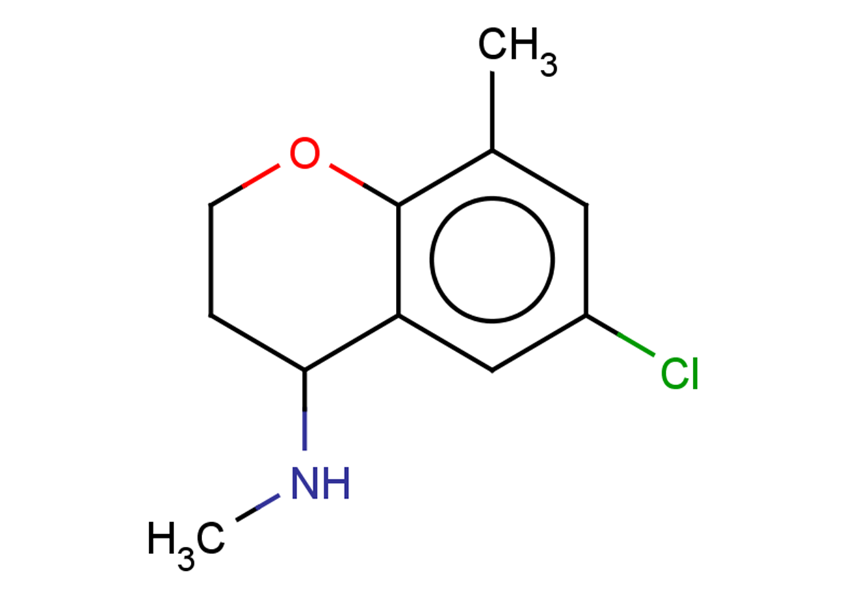 6-chloro-N,8-dimethyl-3,4-dihydro-2H-1-benzopyran-4-amine
