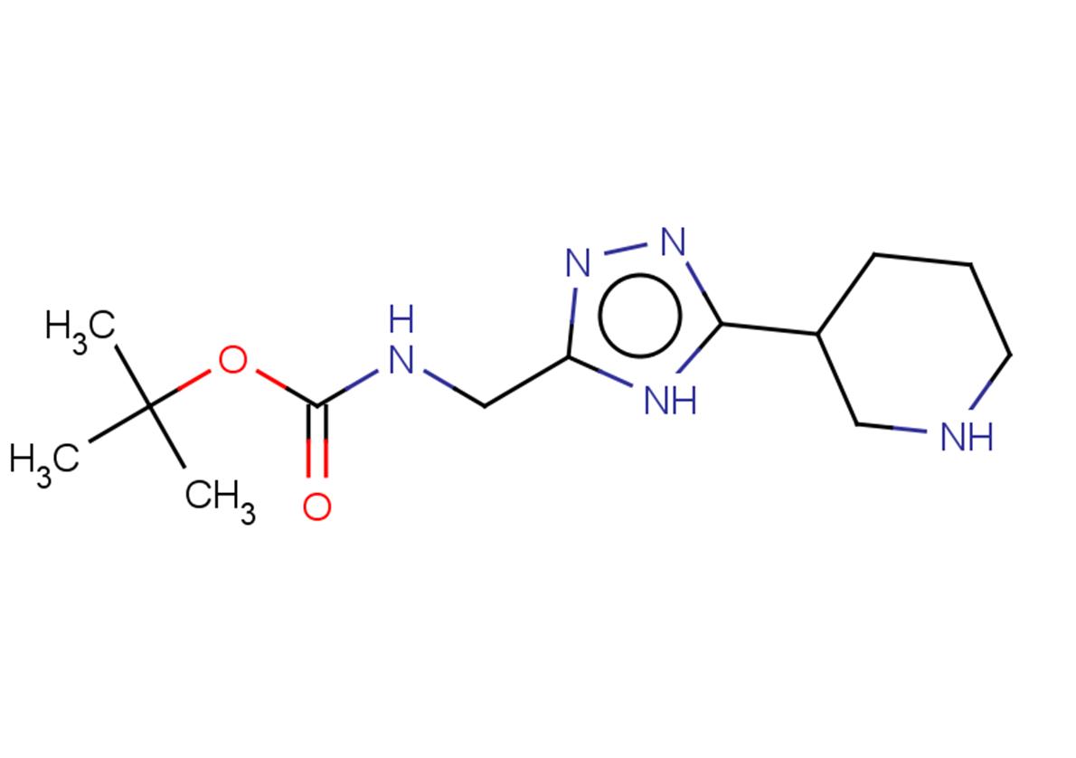 tert-butyl N-{[5-(piperidin-3-yl)-4H-1,2,4-triazol-3-yl]methyl}carbamate