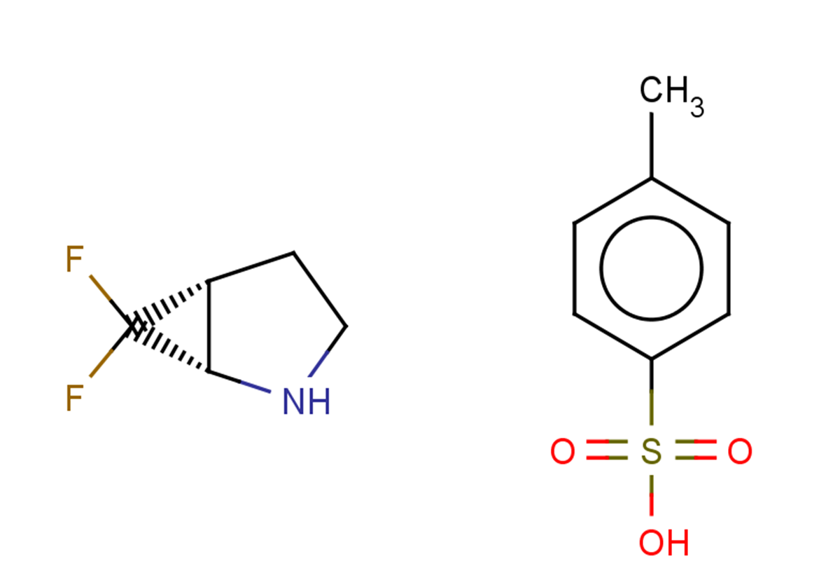 rac-(1R,5S)-6,6-difluoro-2-azabicyclo[3.1.0]hexane, 4-methylbenzene-1-sulfonic acid, cis