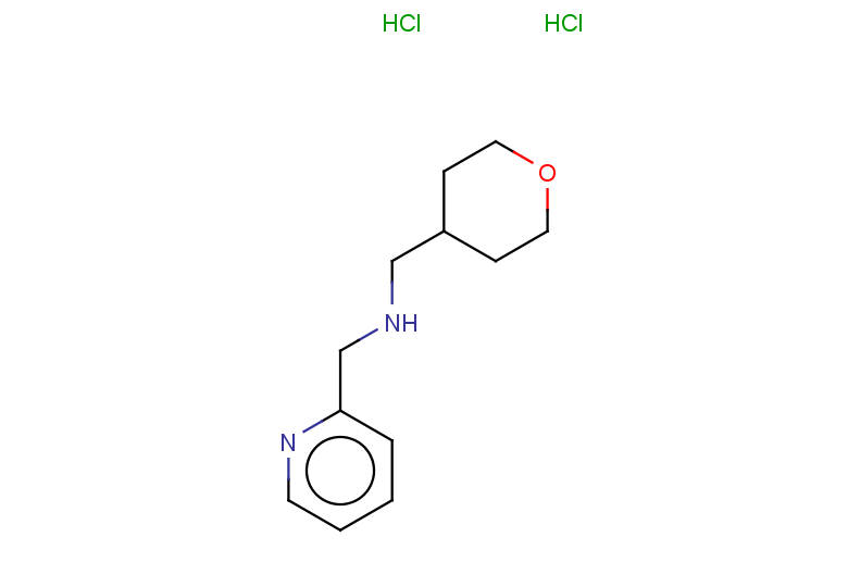 [(oxan-4-yl)methyl][(pyridin-2-yl)methyl]amine dihydrochloride