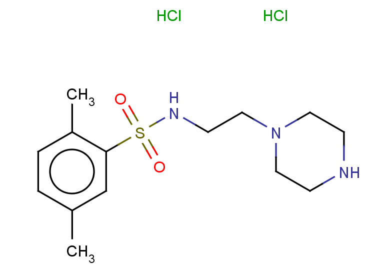 2,5-dimethyl-N-[2-(piperazin-1-yl)ethyl]benzene-1-sulfonamide dihydrochloride
