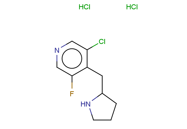 3-chloro-5-fluoro-4-[(pyrrolidin-2-yl)methyl]pyridine dihydrochloride