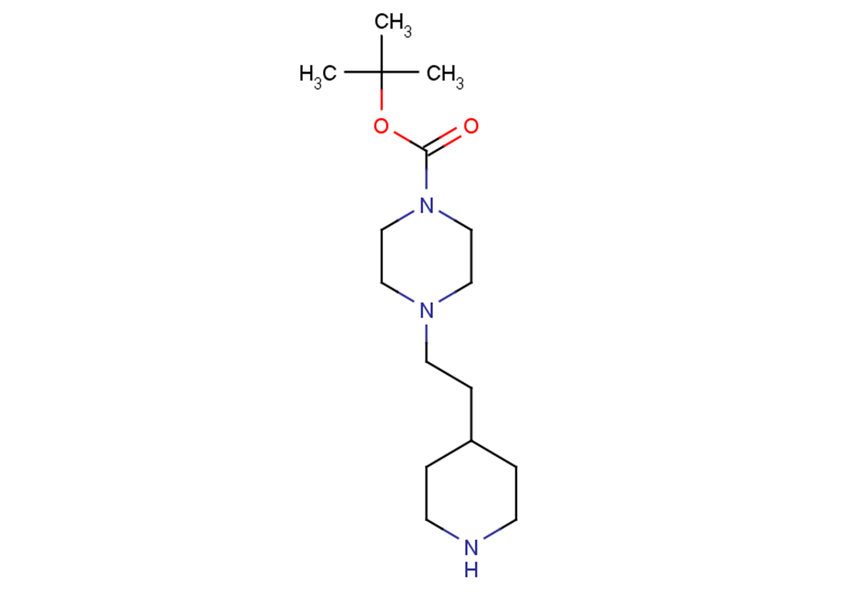 tert-butyl 4-[2-(piperidin-4-yl)ethyl]piperazine-1-carboxylate