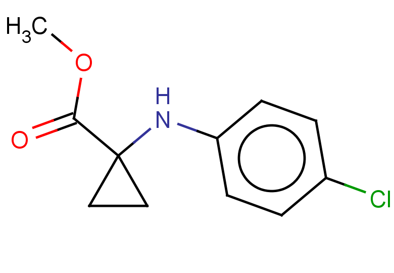 methyl 1-[(4-chlorophenyl)amino]cyclopropane-1-carboxylate