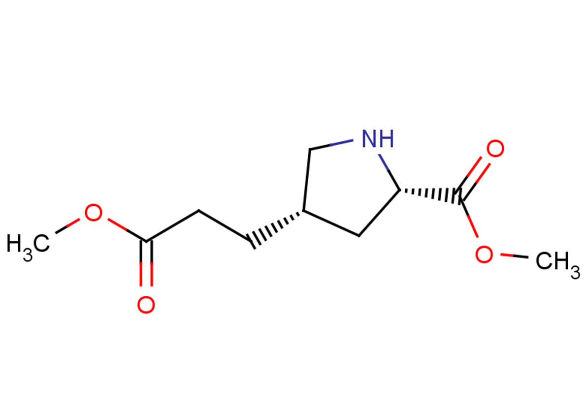 rac-methyl (2R,4R)-4-(3-methoxy-3-oxopropyl)pyrrolidine-2-carboxylate, cis