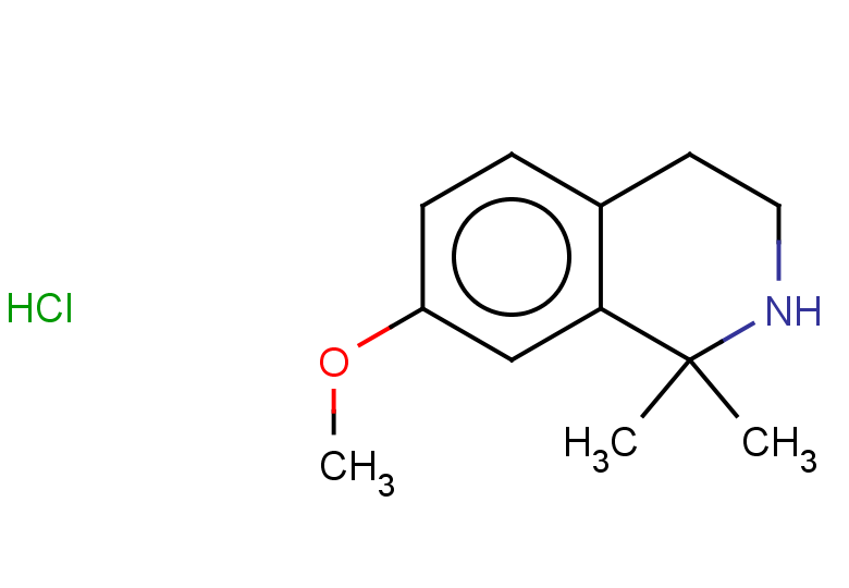 7-methoxy-1,1-dimethyl-1,2,3,4-tetrahydroisoquinoline hydrochloride