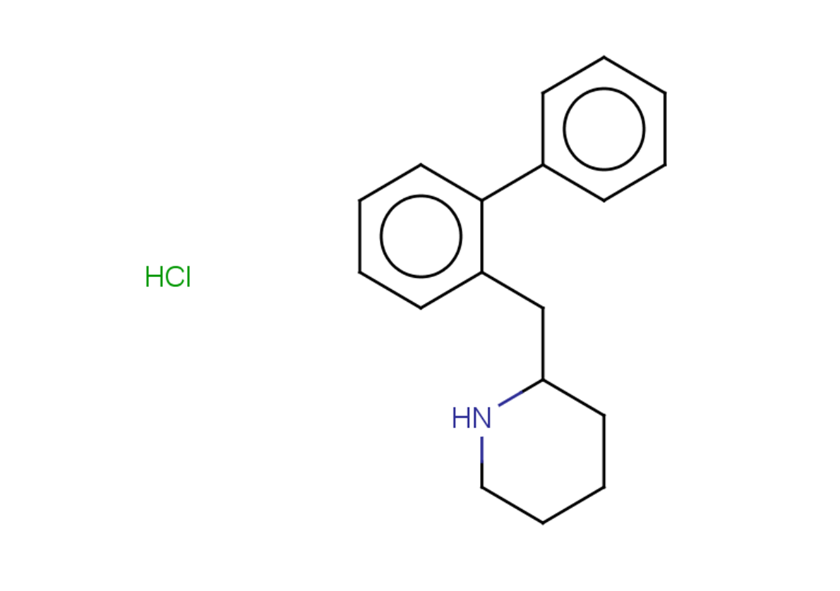 2-[(2-phenylphenyl)methyl]piperidine hydrochloride