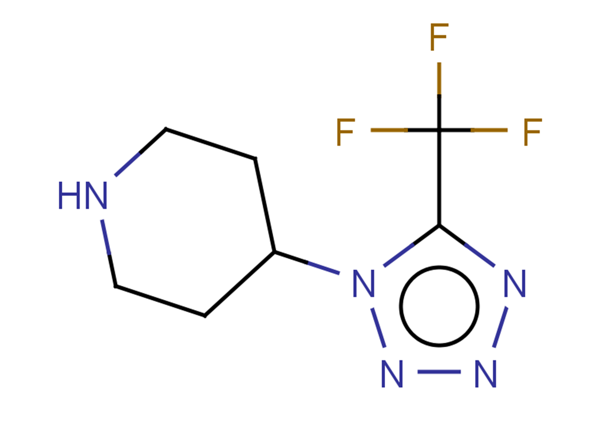 4-[5-(trifluoromethyl)-1H-1,2,3,4-tetrazol-1-yl]piperidine