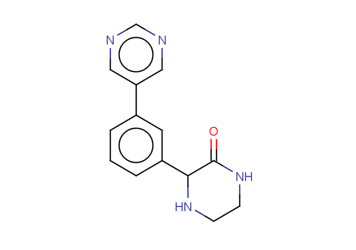 3-[3-(pyrimidin-5-yl)phenyl]piperazin-2-one