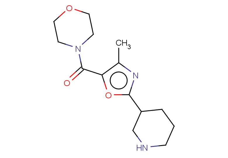 4-[4-methyl-2-(piperidin-3-yl)-1,3-oxazole-5-carbonyl]morpholine
