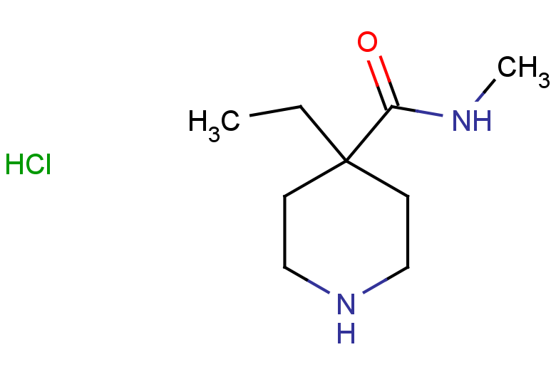4-ethyl-N-methylpiperidine-4-carboxamide hydrochloride