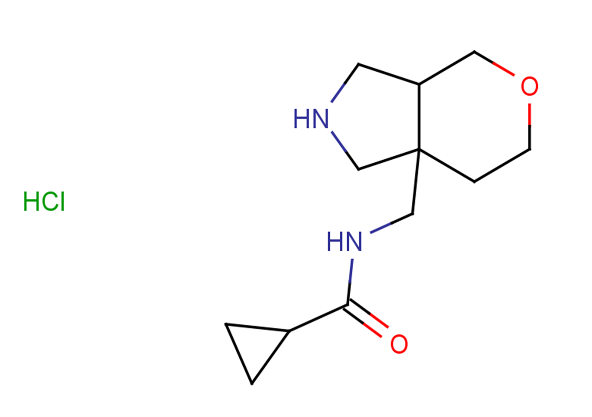 N-({octahydropyrano[3,4-c]pyrrol-7a-yl}methyl)cyclopropanecarboxamide hydrochloride