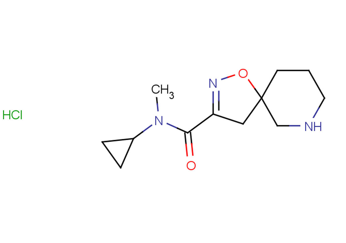 N-cyclopropyl-N-methyl-1-oxa-2,7-diazaspiro[4.5]dec-2-ene-3-carboxamide hydrochloride