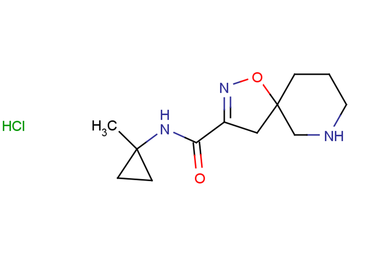 N-(1-methylcyclopropyl)-1-oxa-2,7-diazaspiro[4.5]dec-2-ene-3-carboxamide hydrochloride