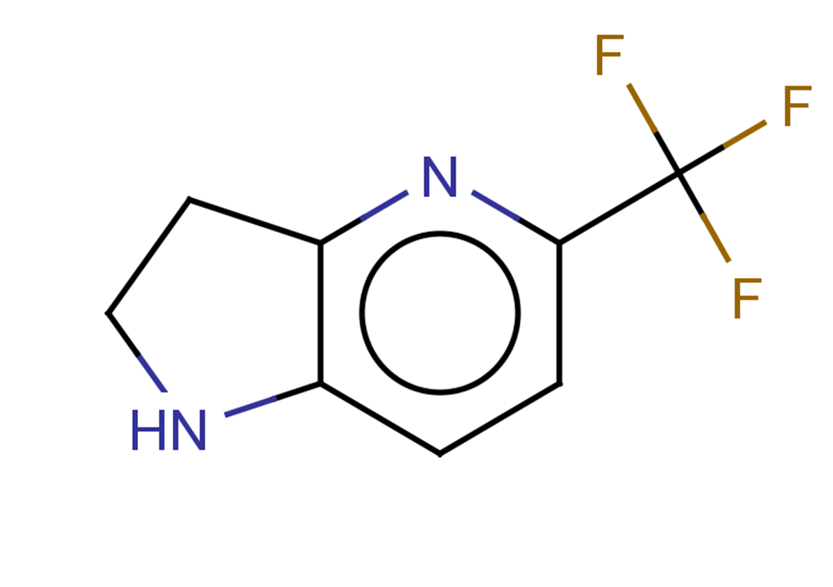 5-(trifluoromethyl)-1H,2H,3H-pyrrolo[3,2-b]pyridine