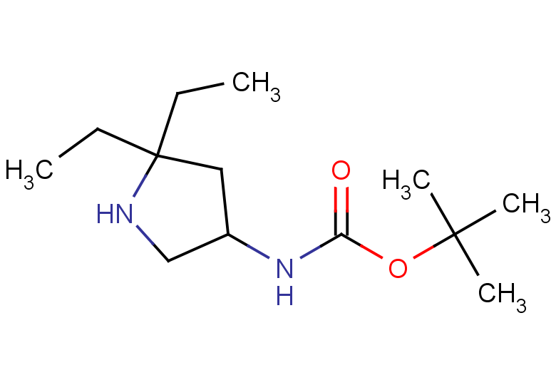 tert-butyl N-(5,5-diethylpyrrolidin-3-yl)carbamate