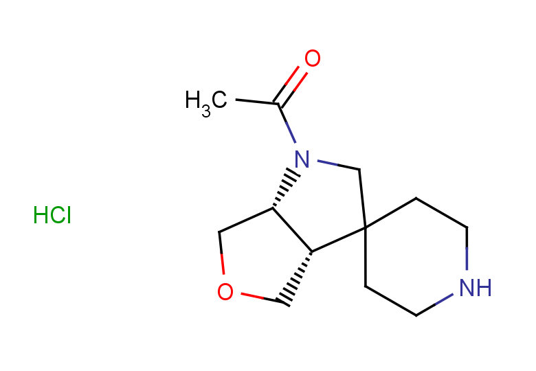rac-1-[(3aR,6aS)-hexahydrospiro[furo[3,4-b]pyrrole-3,4'-piperidine]-1-yl]ethan-1-one hydrochloride, cis