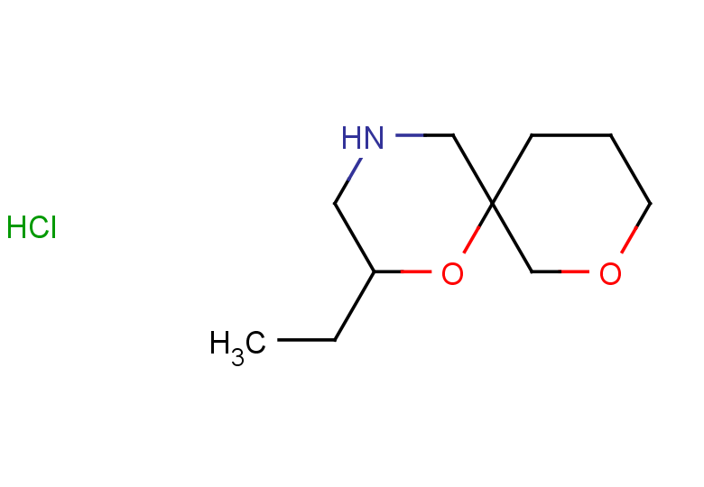 2-ethyl-1,8-dioxa-4-azaspiro[5.5]undecane hydrochloride, Mixture of diastereomers