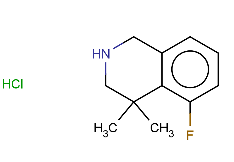 5-fluoro-4,4-dimethyl-1,2,3,4-tetrahydroisoquinoline hydrochloride
