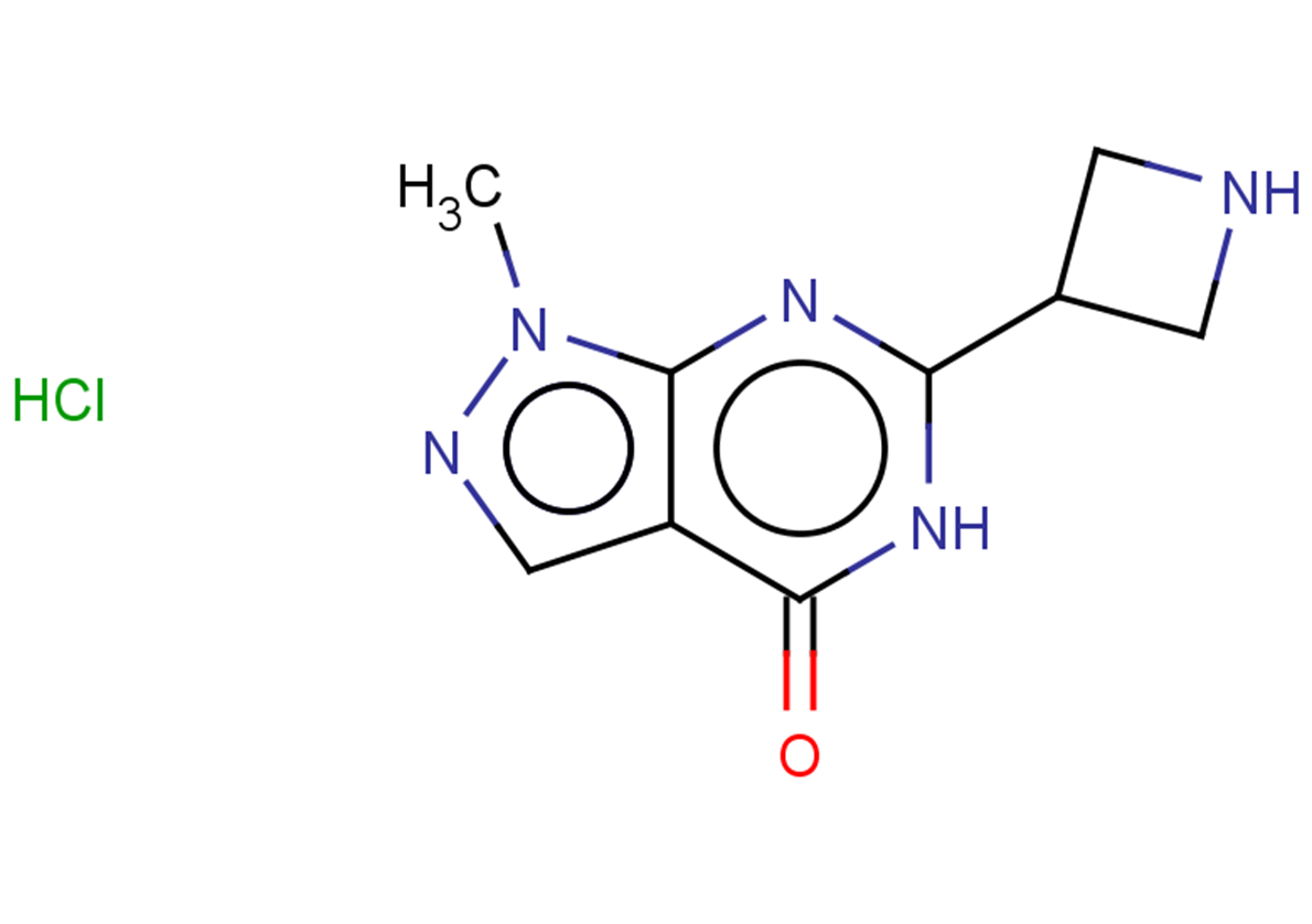 6-(azetidin-3-yl)-1-methyl-1H,4H,5H-pyrazolo[3,4-d]pyrimidin-4-one hydrochloride