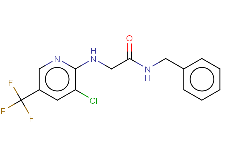 N-benzyl-2-{[3-chloro-5-(trifluoromethyl)pyridin-2-yl]amino}acetamide