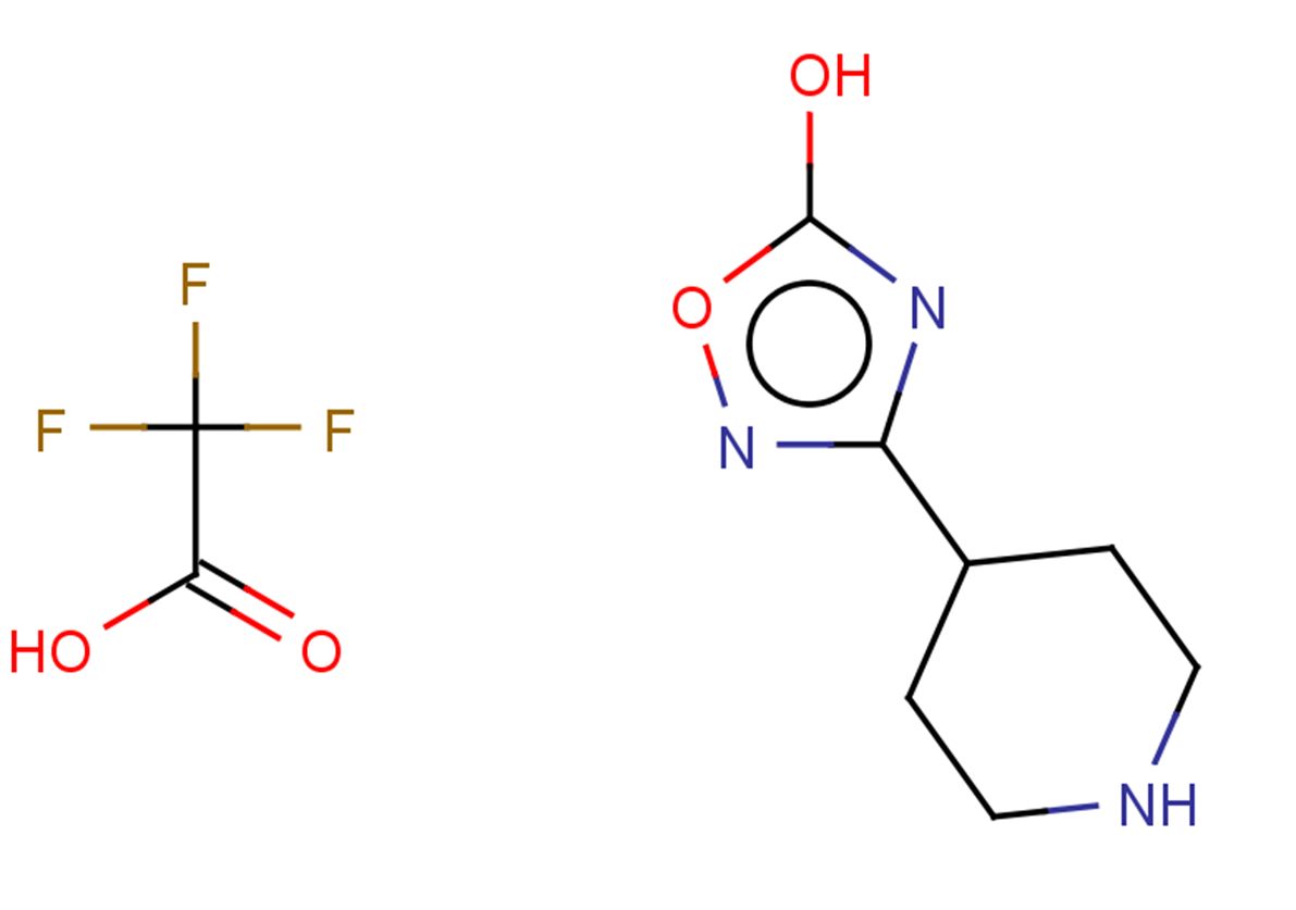 3-(piperidin-4-yl)-1,2,4-oxadiazol-5-ol, trifluoroacetic acid
