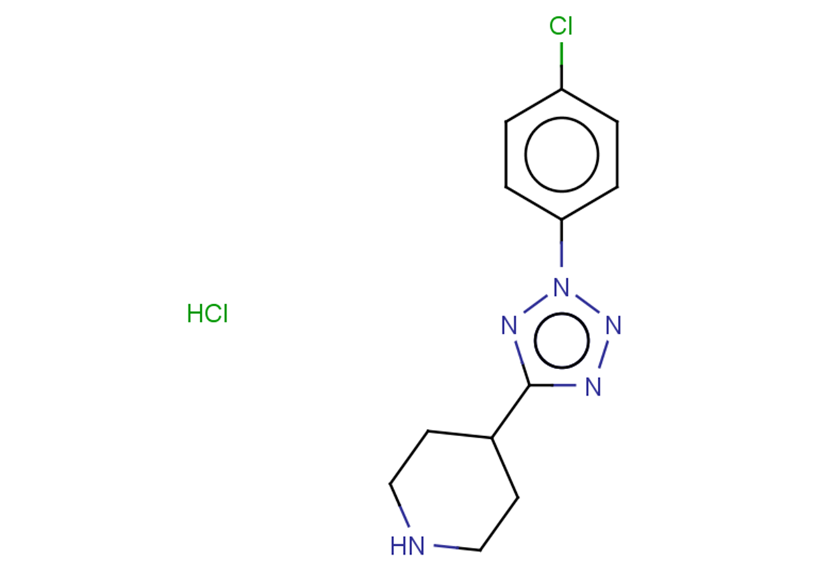 4-[2-(4-chlorophenyl)-2H-1,2,3,4-tetrazol-5-yl]piperidine hydrochloride