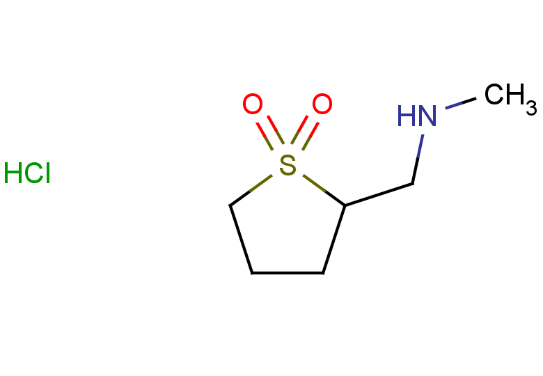 2-[(methylamino)methyl]-1lambda6-thiolane-1,1-dione hydrochloride