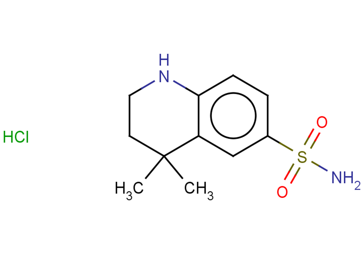 4,4-dimethyl-1,2,3,4-tetrahydroquinoline-6-sulfonamide hydrochloride