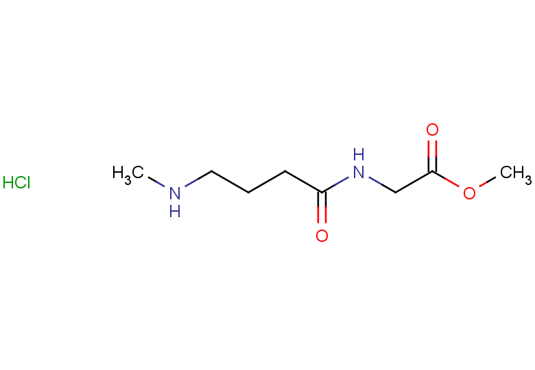 methyl 2-[4-(methylamino)butanamido]acetate hydrochloride