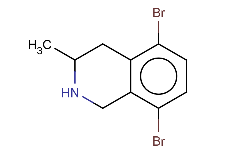 5,8-dibromo-3-methyl-1,2,3,4-tetrahydroisoquinoline